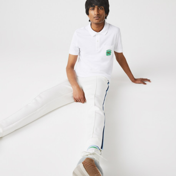 Áo Lacoste Men's Pocket Cotton Piqué Polo PH9762-51G-001 - Ảnh 4