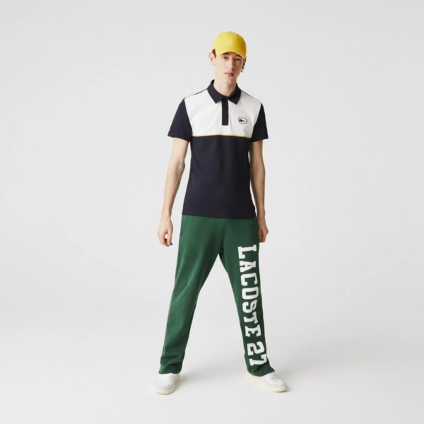 Áo Lacoste Men's Heritage Slim Fit Stretch Cotton Pique Polo Shirt PH9767-G45 - Ảnh 6