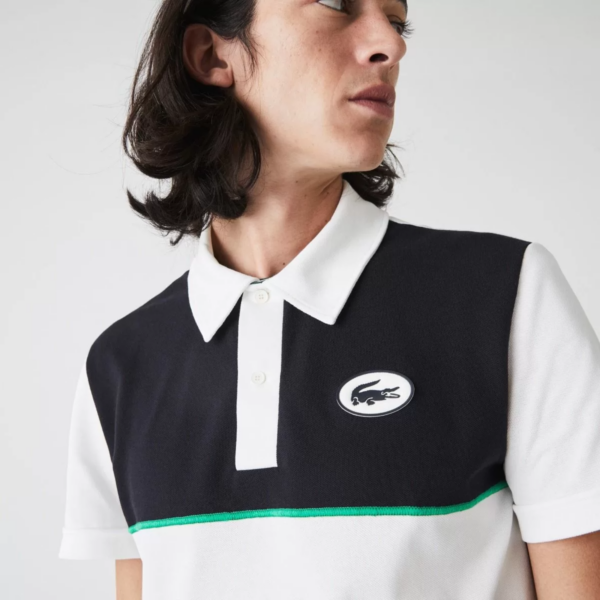 Áo Lacoste Men's Heritage Slim Fit Stretch Cotton Pique Polo Shirt PH9767-GA3 - Ảnh 4