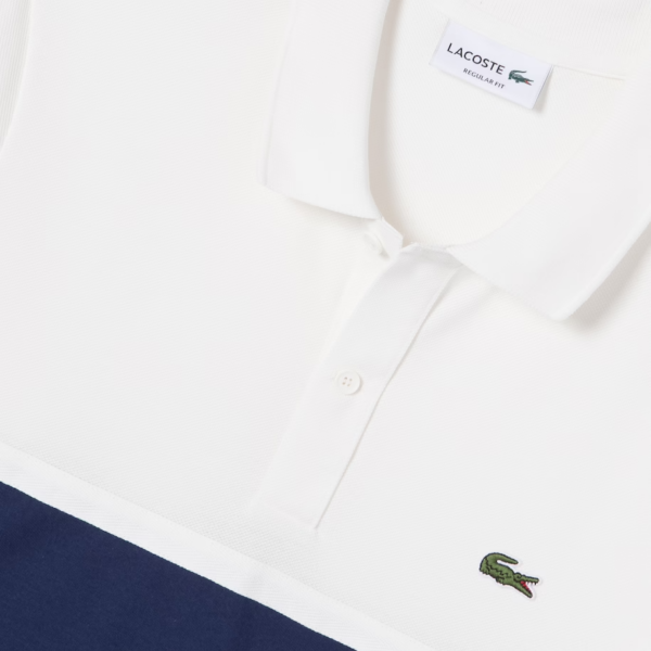 Áo Lacoste Men's Color Matching Cotton Pique Polo PH9849-51G-NL3 - Ảnh 8