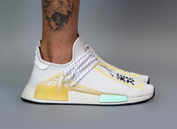 Giày Adidas NMD Hu Pharrell Crystal White Q46467 - Ảnh 4