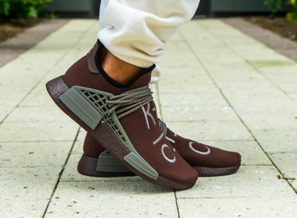 Giày Adidas Pharrell x NMD Human Race 'Chocolate' GY0090 - Ảnh 3