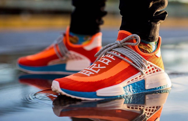 Giày Adidas NMD Hu Pharrell Extra Eye Orange H67401 - Ảnh 5