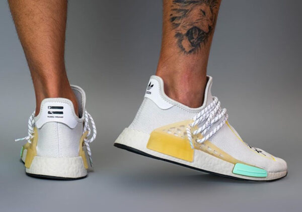 Giày Adidas NMD Hu Pharrell Crystal White Q46467 - Ảnh 5