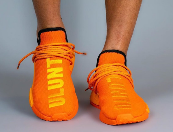 Giày Adidas Pharrell x NMD Human Race 'Orange' GY0095 - Ảnh 5