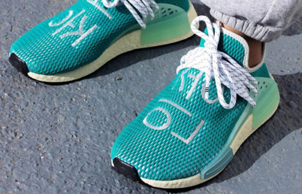 Giày Adidas Pharrell x NMD Human Race 'Dash Green' Q46466 - Ảnh 5