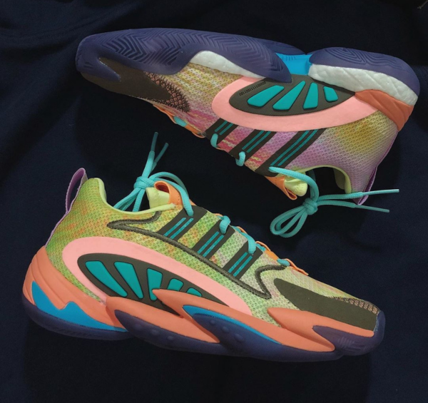 Giày Adidas Pharrell Williams x Crazy BYW 2.0 'Chalk Coral' FU7369 - Ảnh 2