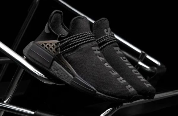 Giày Adidas Pharrel x NMD Human Race 'Triple Black' GX2487 - Ảnh 3