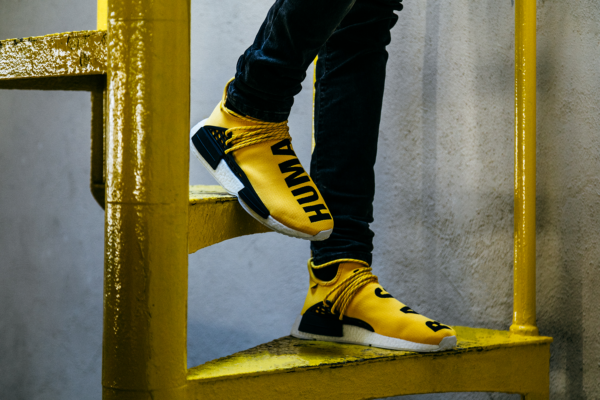 Giày Adidas Pharrell x NMD Human Race 'Yellow' BB0619 - Ảnh 3