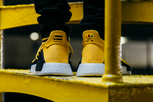 Giày Adidas Pharrell x NMD Human Race 'Yellow' BB0619 - Ảnh 4