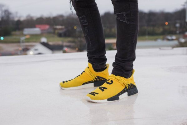Giày Adidas Pharrell x NMD Human Race 'Yellow' BB0619 - Ảnh 7