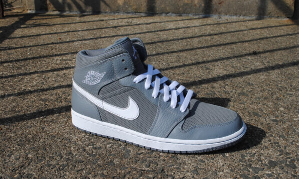 Giày Nike Air Jordan 1 Mid 'Cool Grey' 554724-036 - Ảnh 6