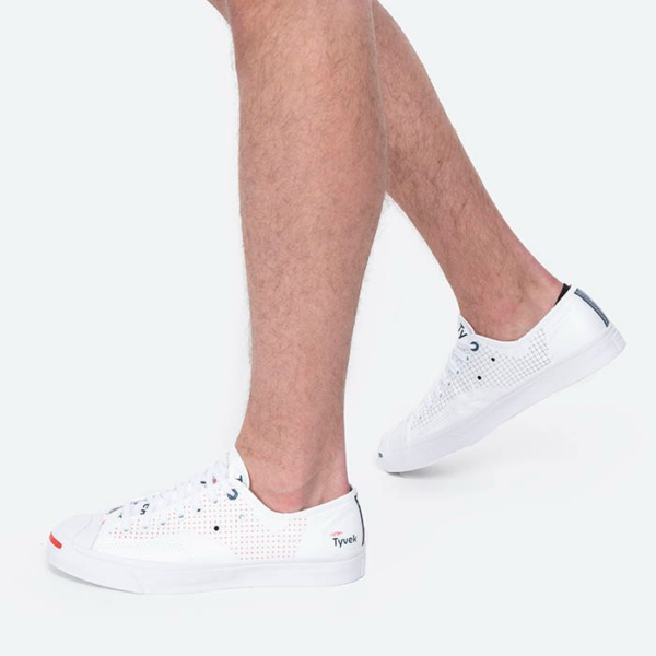 Giày Converse DuPont Tyvek x Jack Purcell Rally 'White Princess Blue' 170063C - Ảnh 4