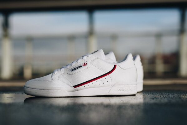 Giày Adidas Continental 80 White "Scarlet Navy" G27706 - Ảnh 4
