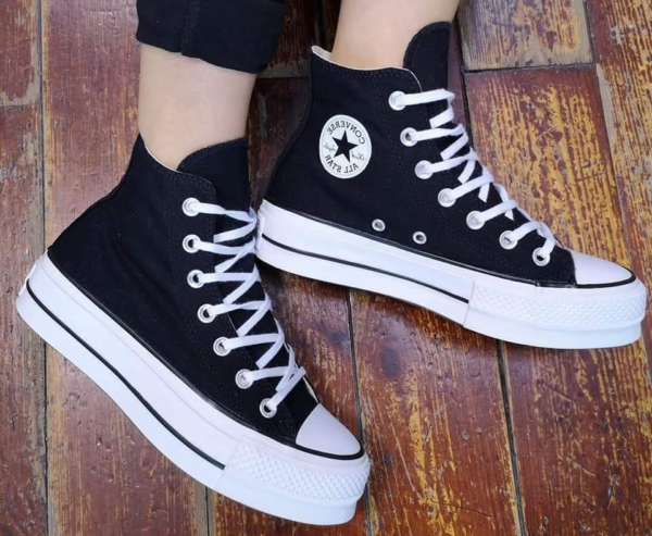 Giày Converse Wmns Chuck Taylor All Star Platform High 'Black' 560845C - Ảnh 2