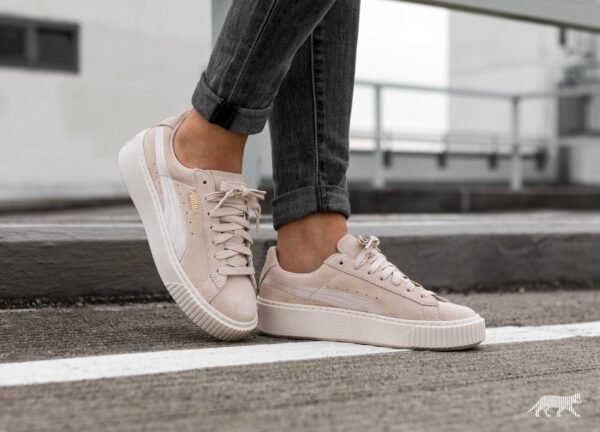 Giày Puma Platform Mono Satin 'Whisper Pink' 365828-02 - Ảnh 5