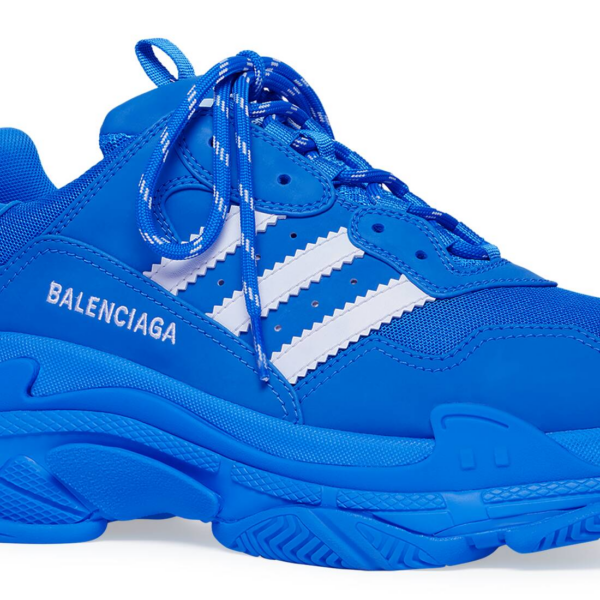 Giay Balenciaga x Adidas Triple S 'Blue' 712821-W2ZB2-4090