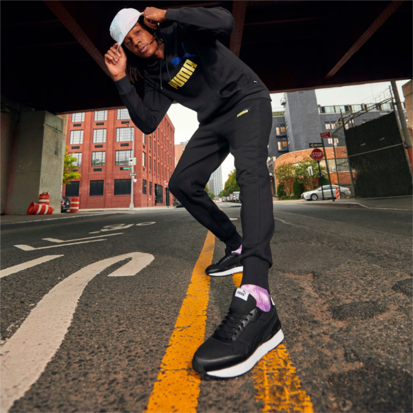 Giày Puma R78 FUTR Decon Black White 374896-02 - Ảnh 2