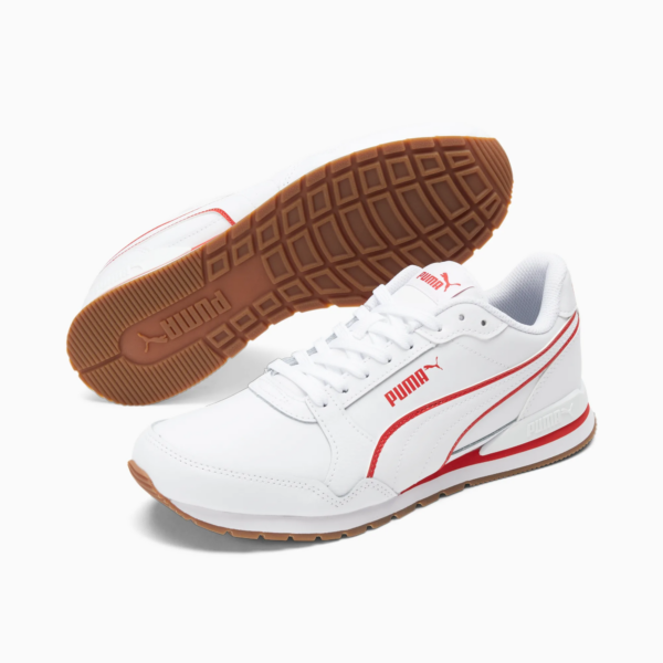 Giày Puma ST Runner V3 Bold 'White High Risk Red' 388128-02 - Ảnh 4