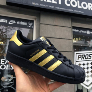 Giay Adidas Superstar J 'Cblack Goldmt Goldmt' BB2871