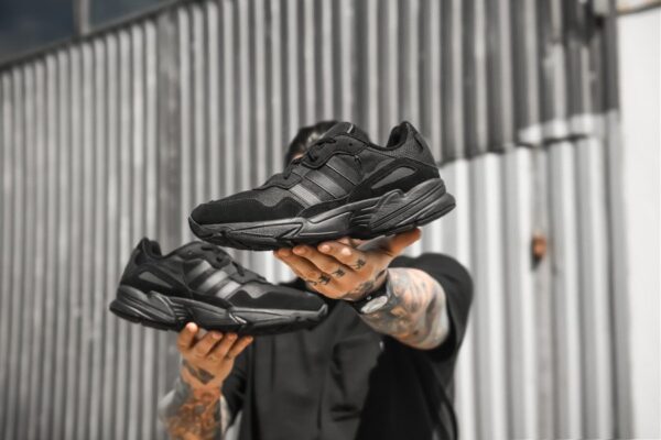 Giày Adidas Yung 96 'Triple Black' F35019 - Ảnh 6