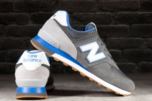 Giày New Balance 574 'Lead Faded Cobalt' ML574SKC - Ảnh 6