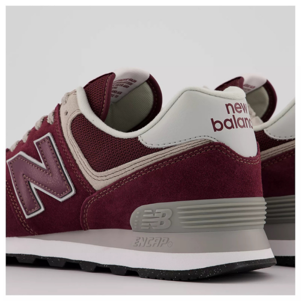 Giày New Balance 574 Classic 'Burgundy' ML574EVM - Ảnh 10