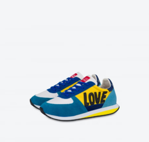 Alternative view of Giày Love Moschino Walk Love 'Light Blue' JA15322G1EIN240A