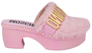 Giày Moschino Soft Lettering Logo Fabric 'Pink' MA10297Z0EM60600
