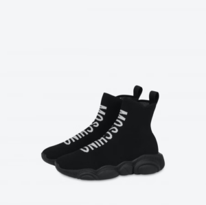 Alternative view of Giày Moschino Teddy High Sock 'Black' MA15093G1DMT000A
