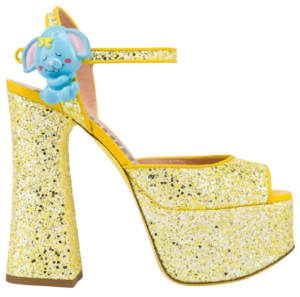 Giày Cao Gót Moschino High Glitter Platform 'Yellow' MA1611EC0EMJN400