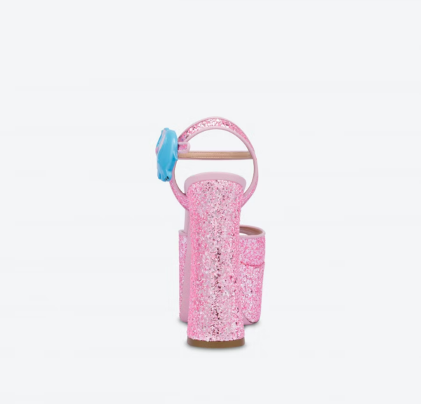 Giày Cao Gót Moschino High Glitter Platform 'Pink' MA1611EC0EMJN600 - Ảnh 3