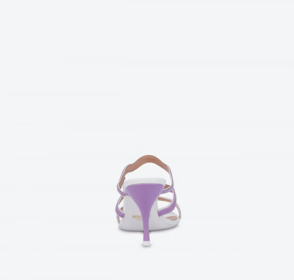 Giày Cao Gót Moschino Ric Rac Patent 'Lilac' MA28277C0EMB165B - Ảnh 3