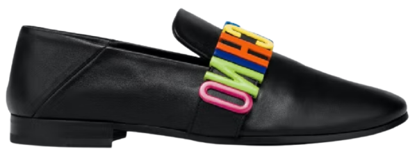 Giày Moschino Multicolour Lettering 'Black' MB10162C0EGAM000