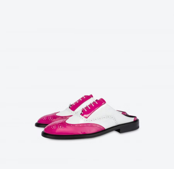 Giày Moschino Brogue Open Oxford 'Fuchsia' MB10203C0EGK160A - Ảnh 2