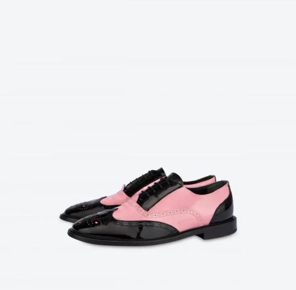 Giày Moschino Brogue Oxford 'Black' MB10233C0EGK100C - Ảnh 2