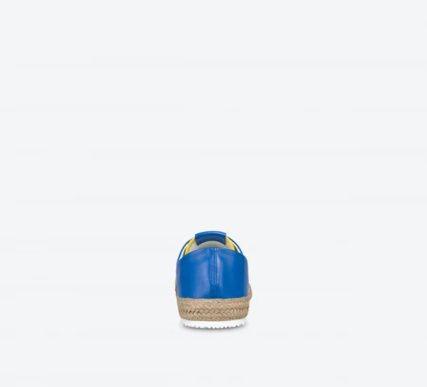 Giày Moschino Varsity Teddy Bear Calfskin 'Bluette' MB10313G0EGA140A - Ảnh 3