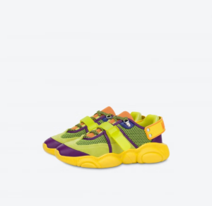 Alternative view of Giày Moschino Roller Skates Teddy 'Yellow' MB15163G1EG8382A