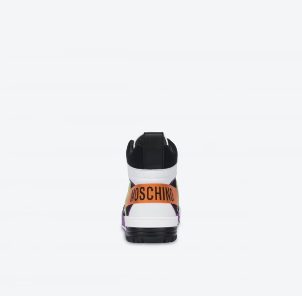 Giày Moschino Streetball High 'Black' MB15604G1EG4300A - Ảnh 3