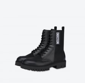 Alternative view of Giày Moschino Calfskin And Nylon 'Black' MB21014G1BGA300A