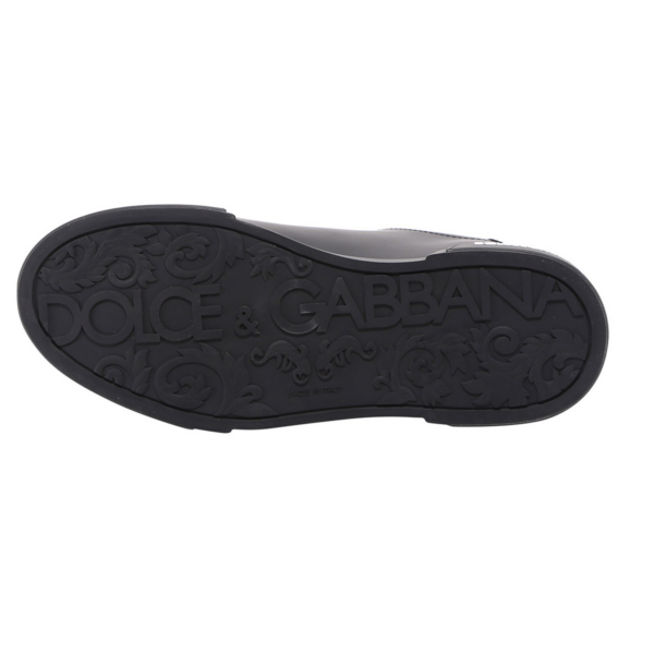 Giày Dolce & Gabbana Calf Nappa Portofino Black CS1774-AA335-8B956 - Ảnh 3