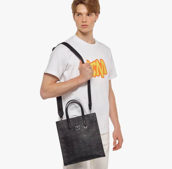 Túi MCM Portuna Tote in Visetos 'Black' MMTCSKC03BK001 - Ảnh 6