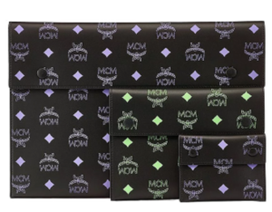 Túi MCM Pouch Trio in Color Splash Logo Leather MXZBASX04U6001