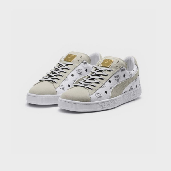 Giày Puma MCM x Suede 'Whisper White' 366299-02 - Ảnh 2