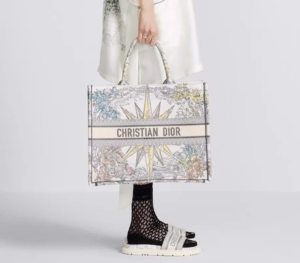 Tui Dior Book Large Tote 'White Multicolor' M1286ZMDW-M884