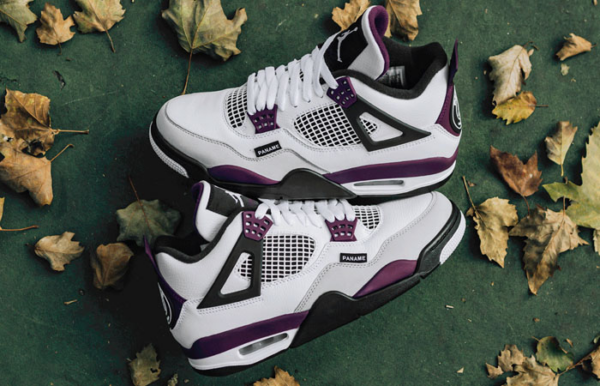 Giày Nike Paris Saint-Germain x Air Jordan 4 Retro 'Bordeaux' CZ5624-100 - Ảnh 8