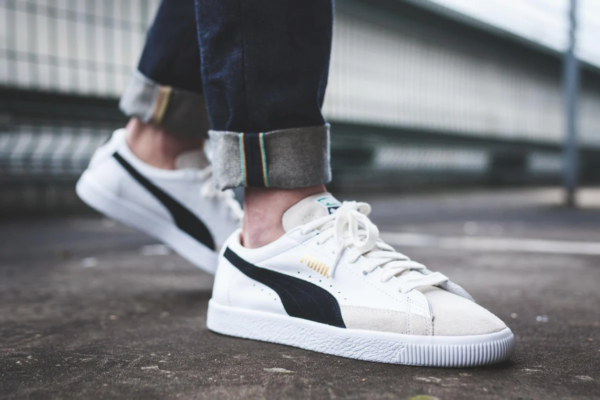 Giày Puma Basket 90680 'Black White' 365944-01 - Ảnh 4