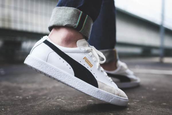 Giày Puma Basket 90680 'Black White' 365944-01 - Ảnh 6