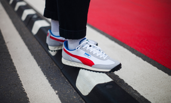 Giày Puma Easy Rider II Grey Red Blue 381026-01 - Ảnh 2