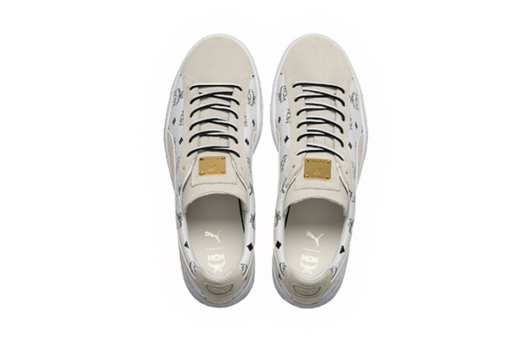 Giày Puma MCM x Suede 'Whisper White' 366299-02 - Ảnh 5